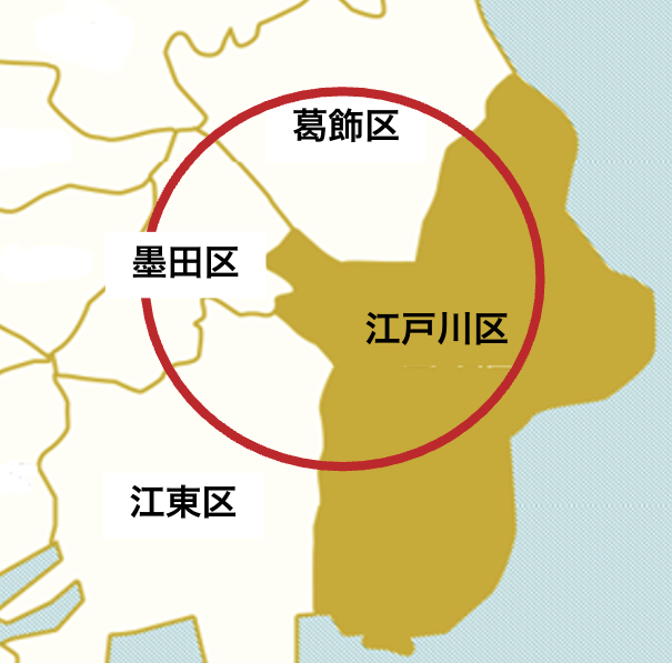 訪問エリアマップ