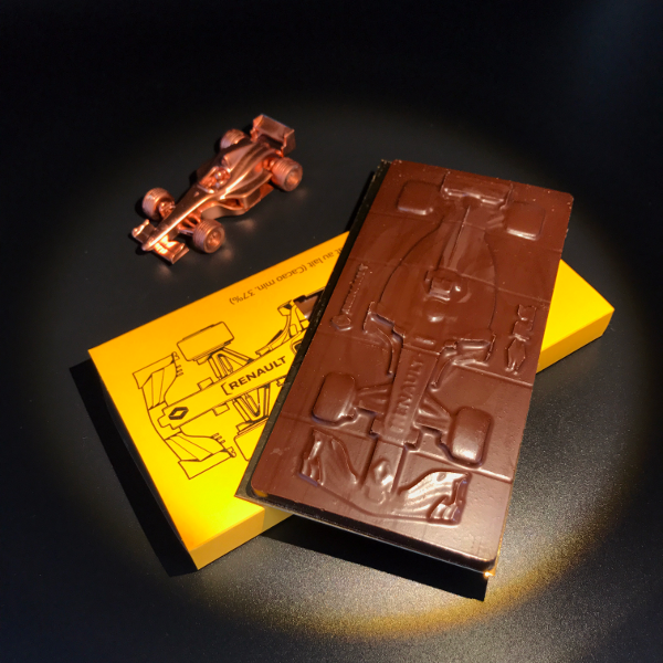 moule de tablette à chocolat  pour l'atelier RENAULT champ élysée