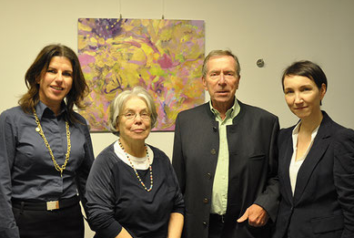 Ursula Paul, Stadträtin Dr. Doris Jentsch, Dr. Günter Salzmann und Patricia Vogler