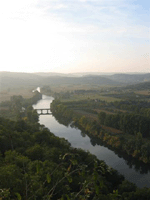 View from Domme on the Dordogne