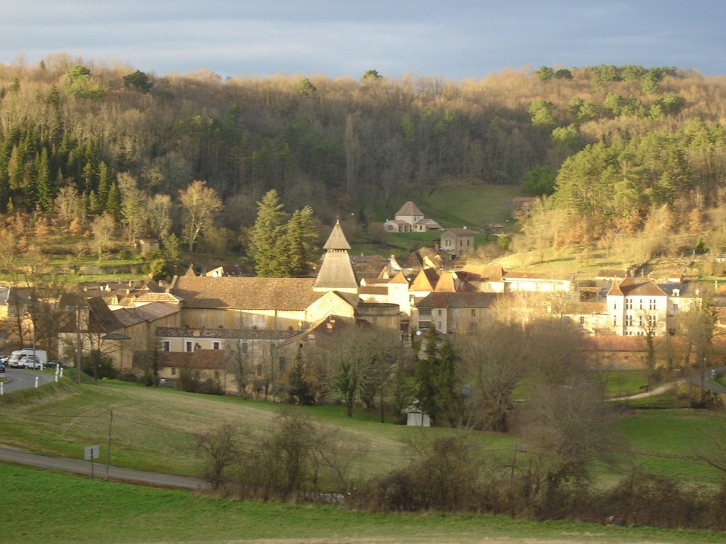 View from the south at Cadouin