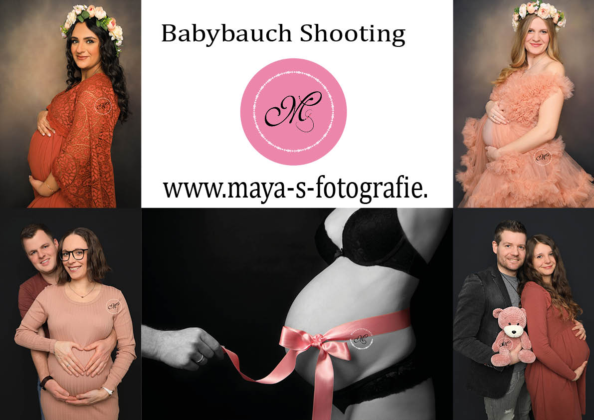 Babybauch Shooting bei Maya-S-Fotografie