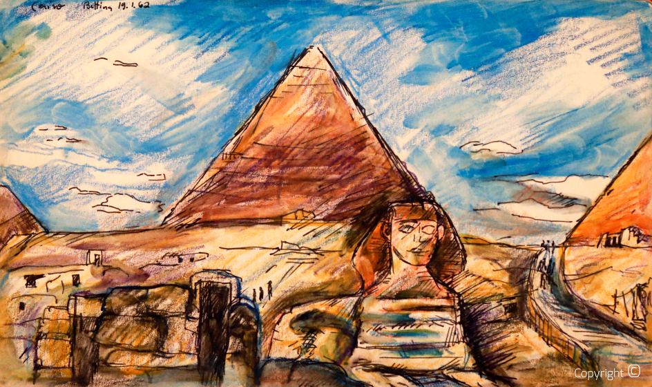 Giza Pyramids, 1962