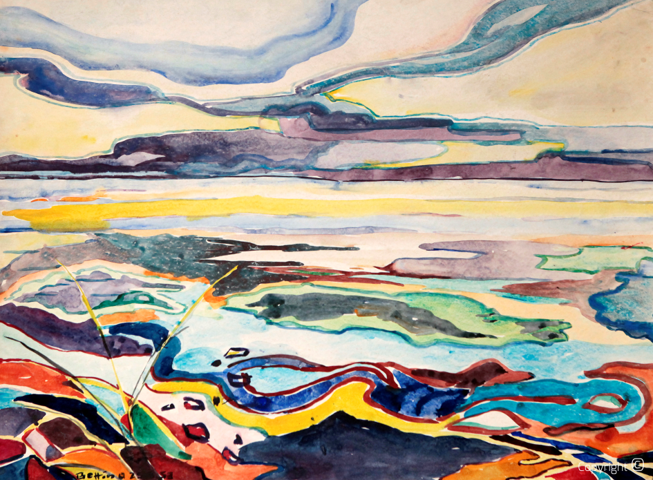 Sea impressions on Sylt, 1953