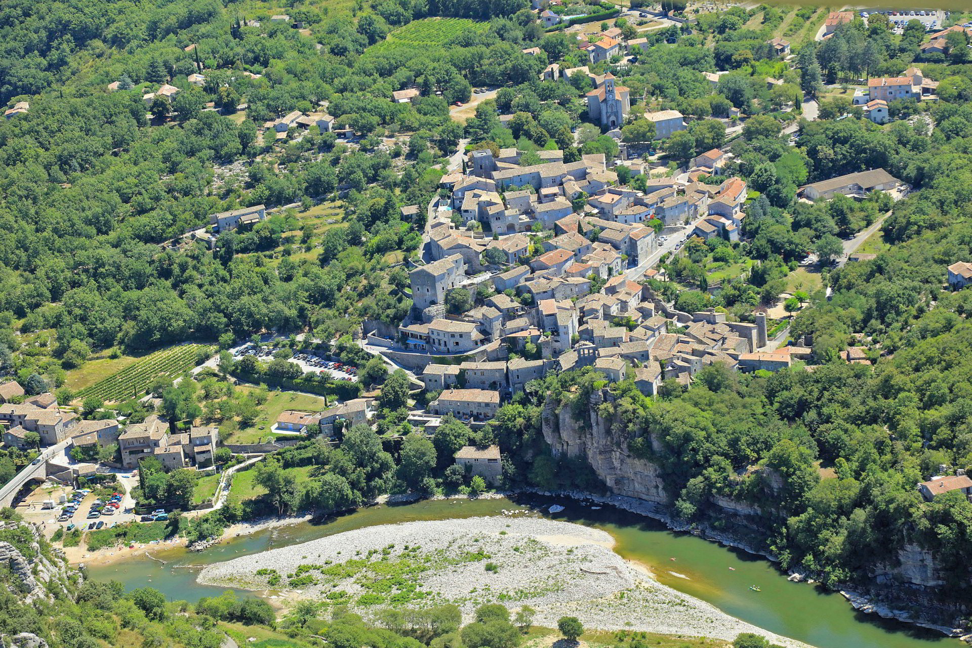 Balazuc en sud Ardèche