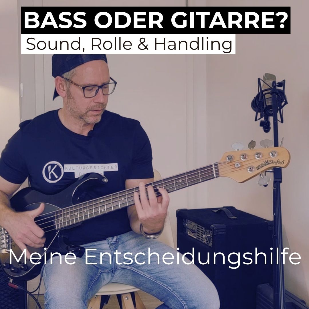 E-Bass vs. E-Gitarre: Entdecke die Unterschiede und warum der Bass so cool ist!