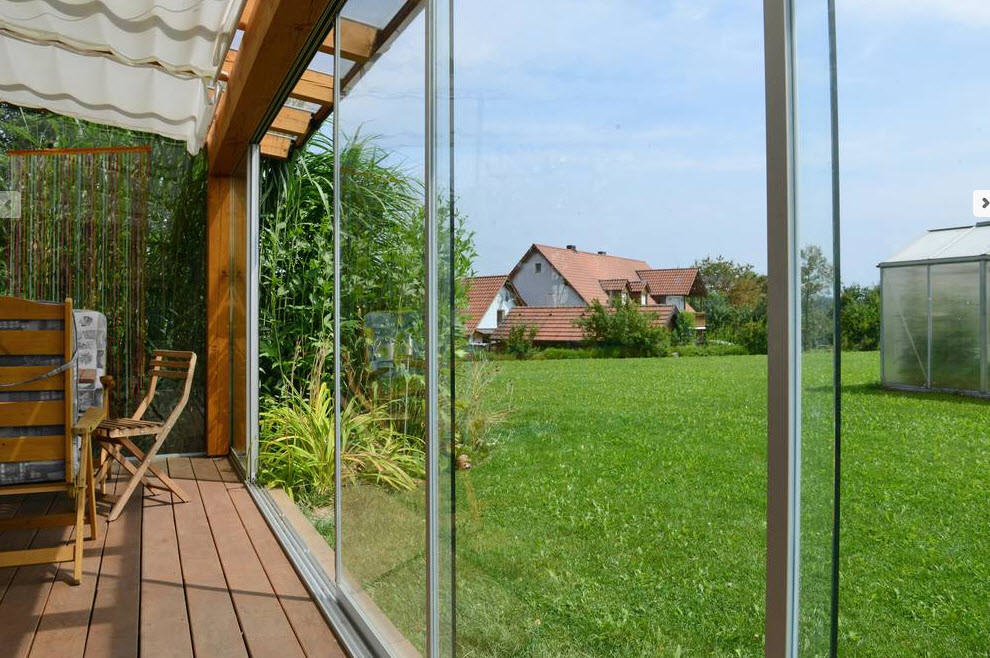 Nur-Glas-Schiebeelemente - Reinert-Bruckmann, Fenster, Türen, Wintergärten