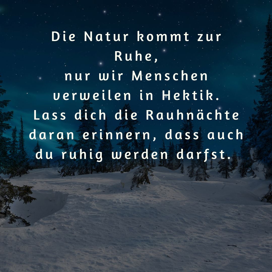 Rauhnächte - alle Jahre wieder