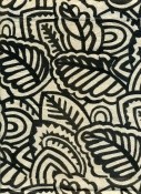 Textile d’ameublement à  motif à feuilles