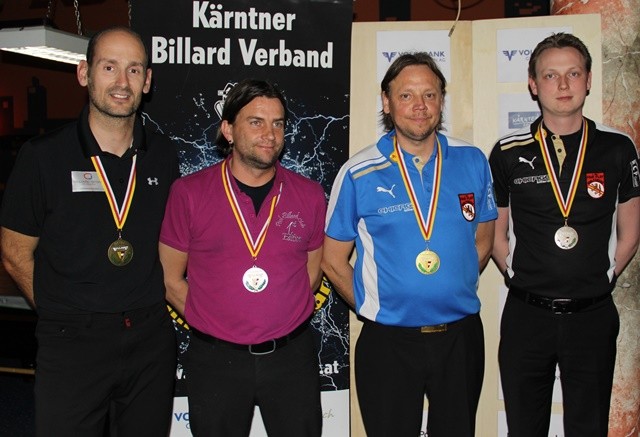 ©Philip Nessmann (Foto). Norbert Filippits (3.), Andreas Heim (2.), Friedrich Rassi (1.) und Christian Stadler (3.)