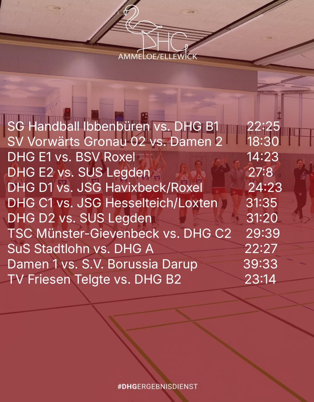 #DHGERGEBNISDIENST