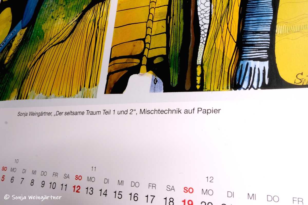 "Der seltsame Traum" im SeelenART Kalender 2023