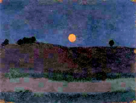 Paula Modersohn-Becker: Mond über Landschaft, um 1900