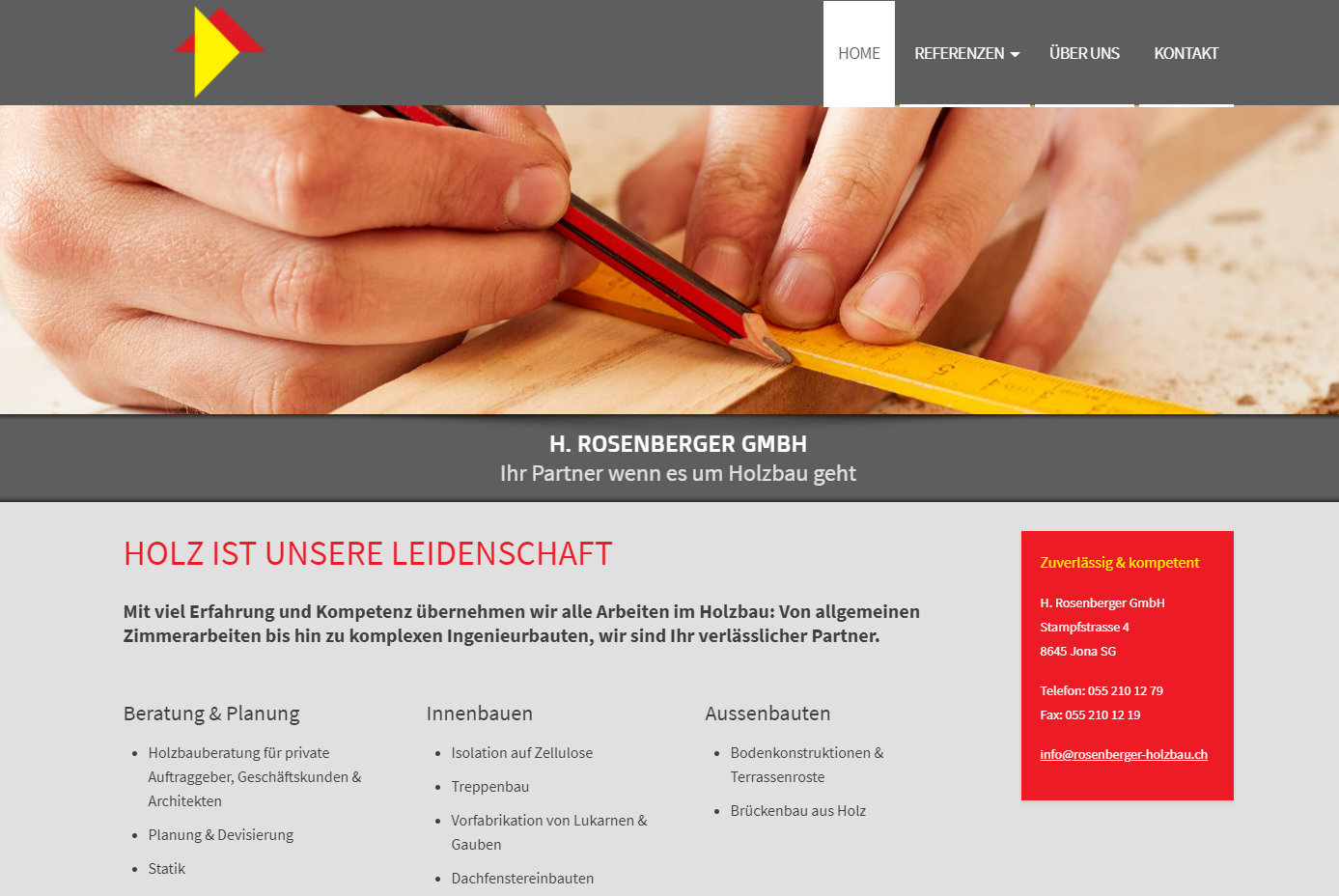 Neue Website für H. Rosenberger GmbH