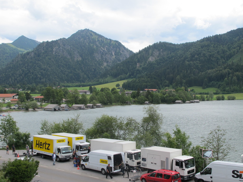 ... auch die Bavaria-Film ist von diesem wunderbaren Ausblick sehr angetan!