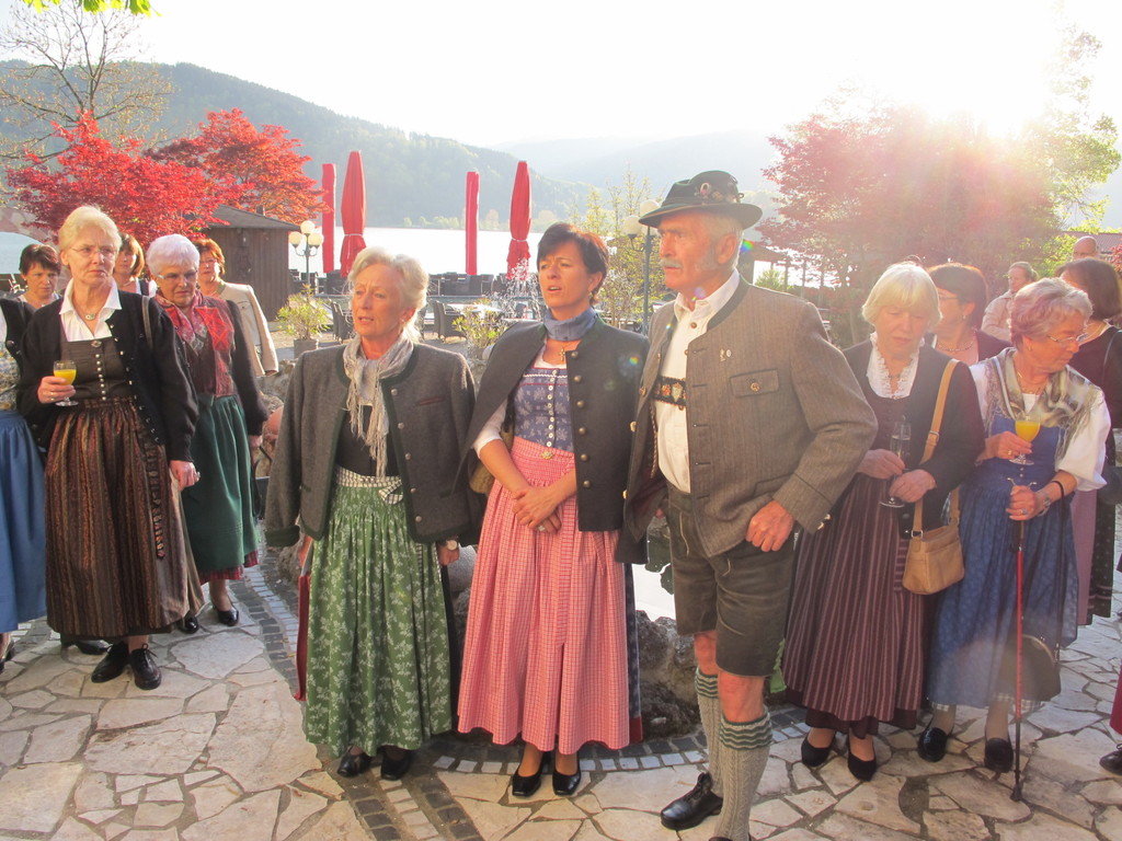 Der Anzenberger Dreigesang aus Wallgau erfreut ...