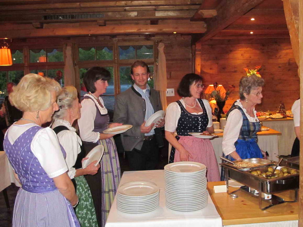 ... zum "bairischen Buffet"