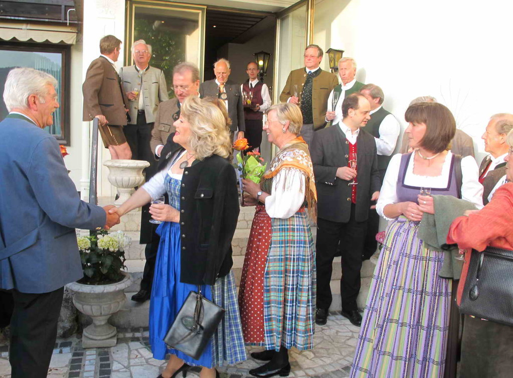 Elisabeth Oberhorner, Spielleiterin vom Bauerntheater, mit Ehemann Heiner