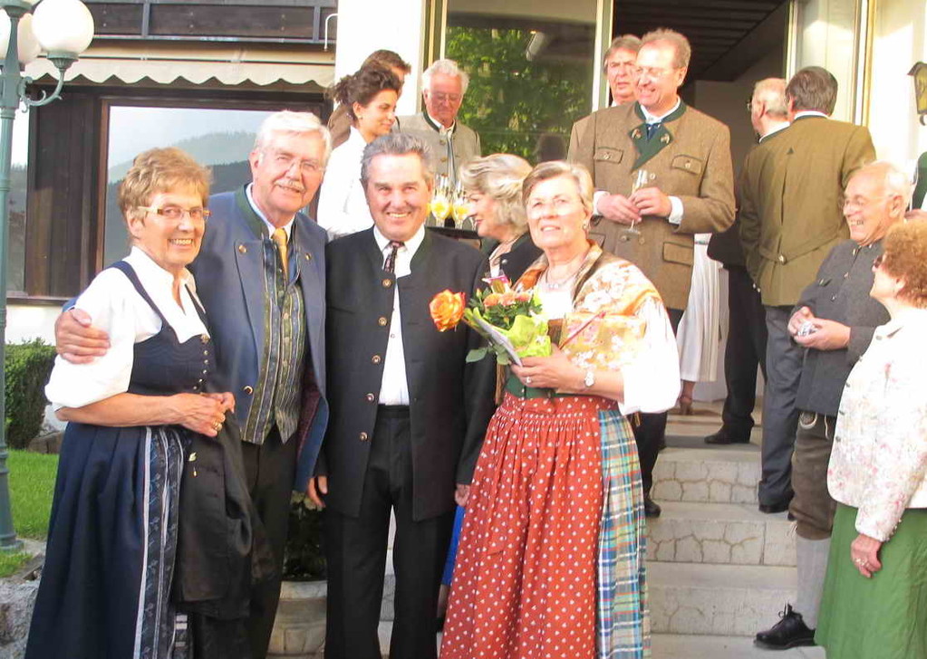 Alt-Bürgermeister Adalbert Lang mit Frau Renate