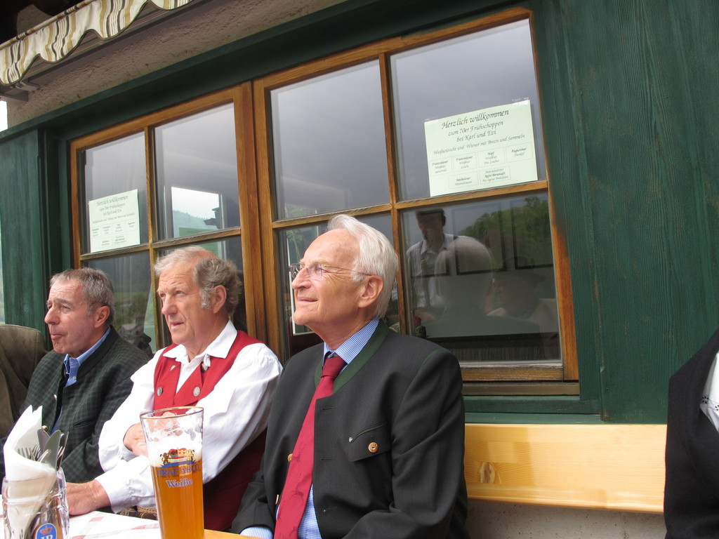 Schwager Albert mit Edmund Stoiber