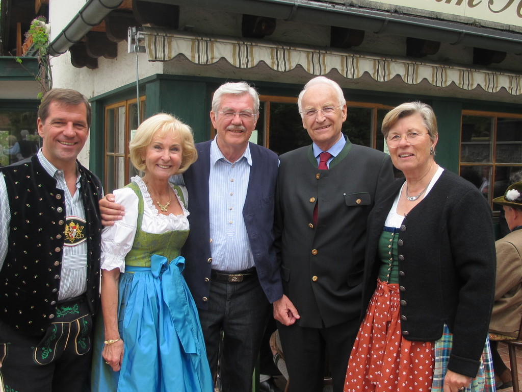 ... und dem Schlierseer Bürgermeister Franz Schnitzenbaumer