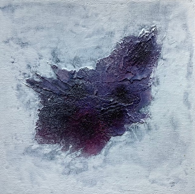 BUTTERFLY II: 20x20cm, Acryl auf Malpappe, 2023