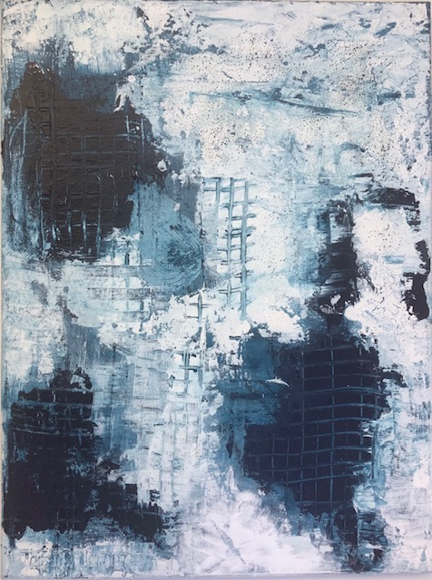  PAY ATTENTION: 40x30x2cm // Acryl auf Leinwand, 2024 - VERKAUFT