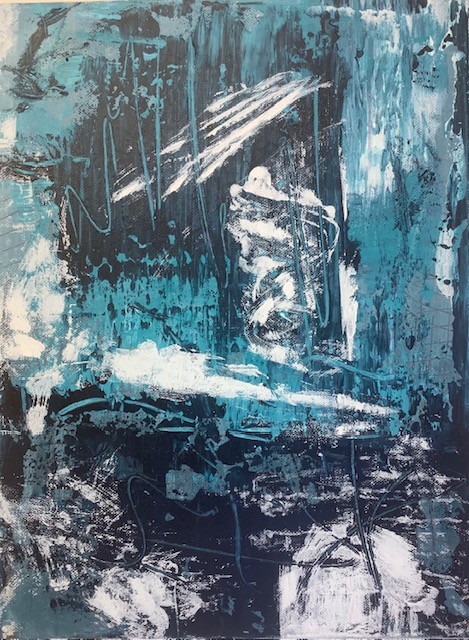 VIEW:  40x30x2cm  //  Acryl auf Leinwand, 2024