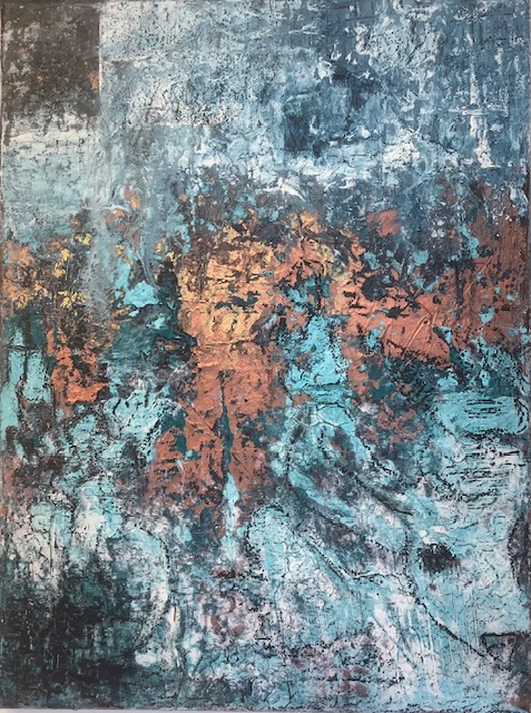 KITZ: 40x30x2cm // Acryl auf Leinwand, 2024