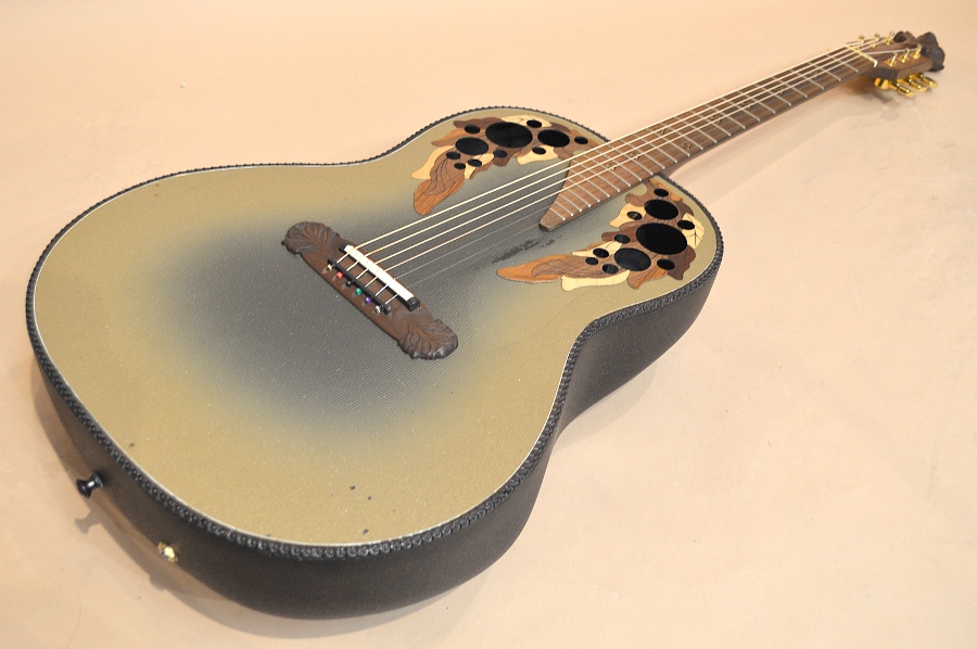 レアカラー　オベィションスーパーアダマス　OP-24 　1687-9 1979 Ovation Super Adamas 1687-9 Brown - ヴィンテージギター