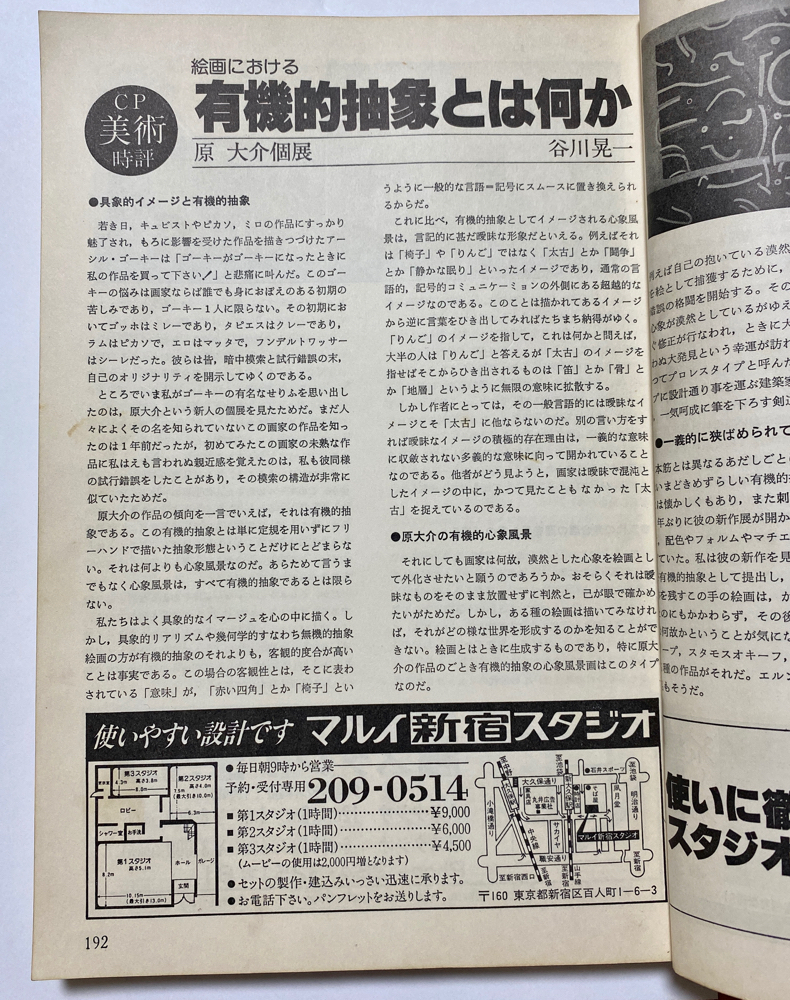 谷川晃一さんに書いていただいた評論・雑誌192P