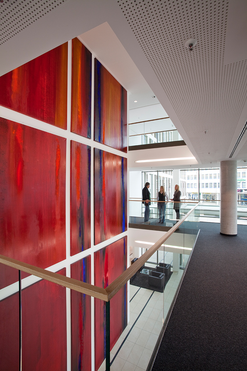 'Life Streams/Lebensstroeme', Foyer Volkswohlbund, Dortmund,  10 x 6 m, 2010/2011 (Archivbild)