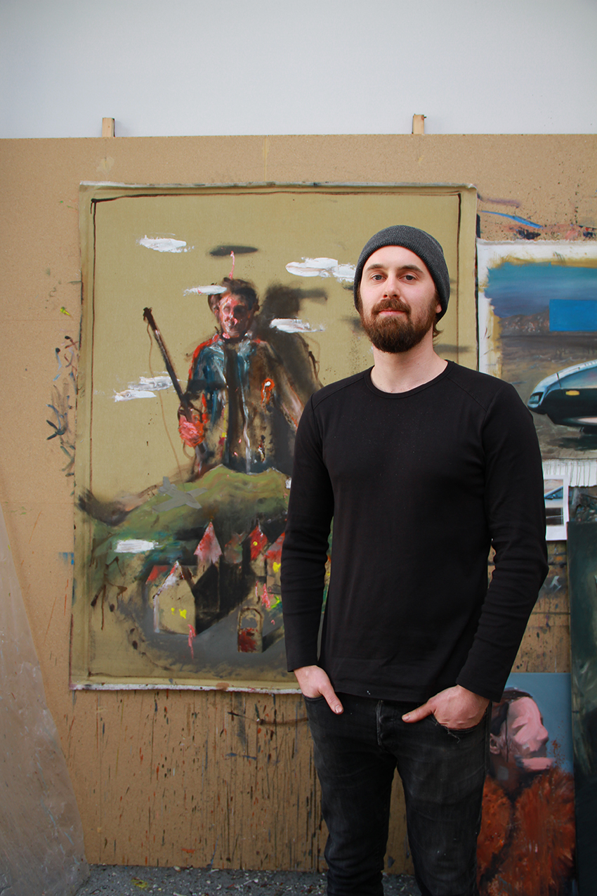 Tim Leimbach in seinem Atelier