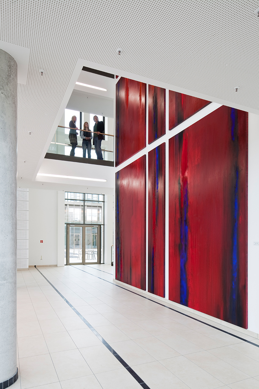  'Life Streams/Lebensstroeme', Foyer Volkswohlbund, Dortmund,  10 x 6 m, 2010/2011 (Archivbild)