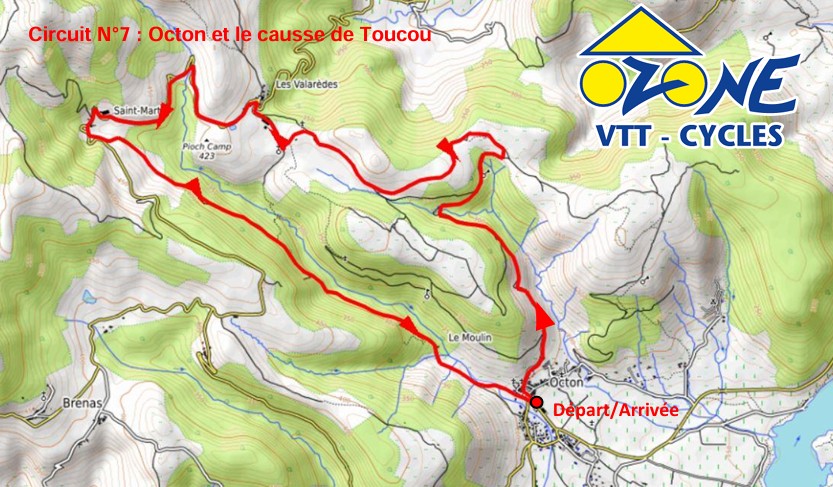 site vtt ffc du lac du salagou Ozone VTT Cycles Vente Reparation Location Encadrement Moniteur Clermont l Herault 34 Lac du Salagou Larzac Vallee de l Herault