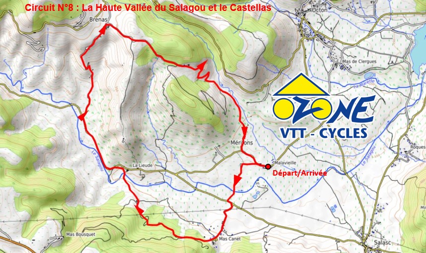 Tour du lac salagou vtt best sale