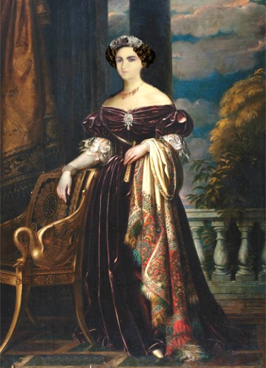 La emperatriz Mariana, por Antoine Wiertz (1835)