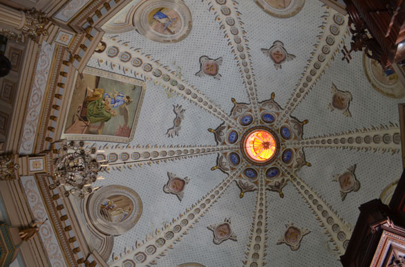 Detalle de la cúpula de la Capilla.