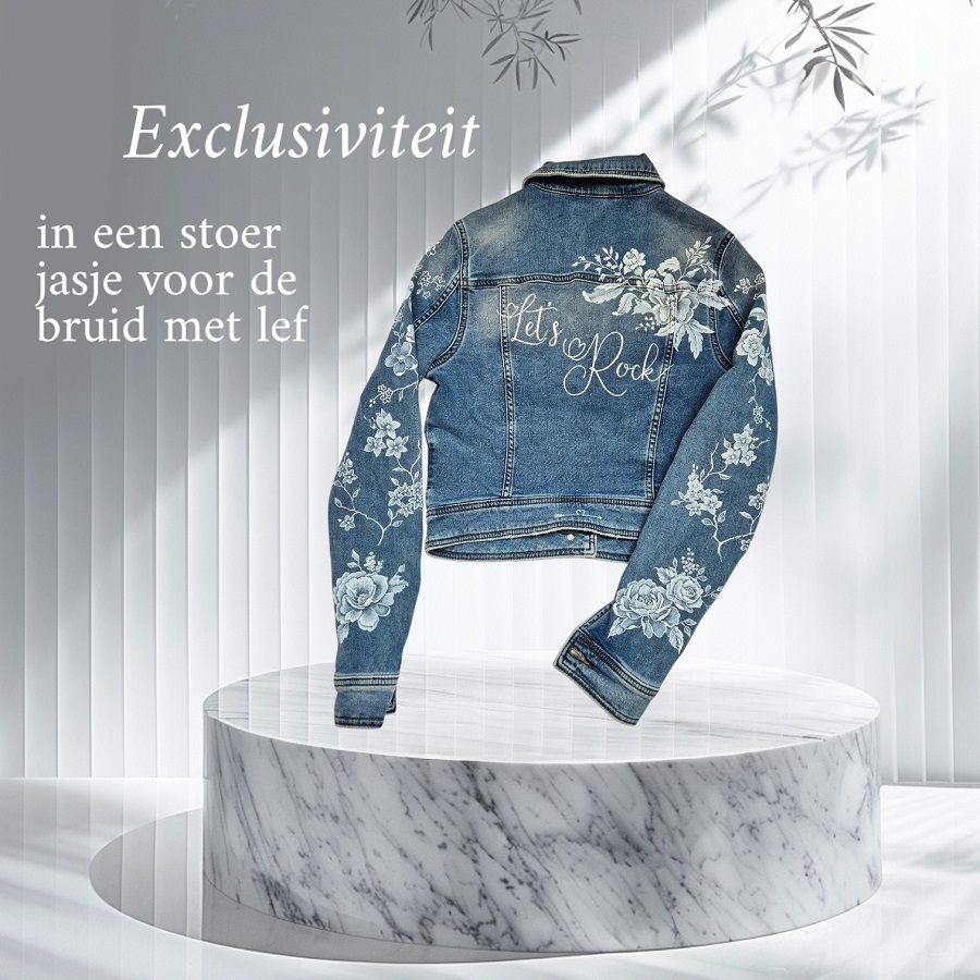 Blog #94. Beschilderde spijkerjasjes met witbeschildering