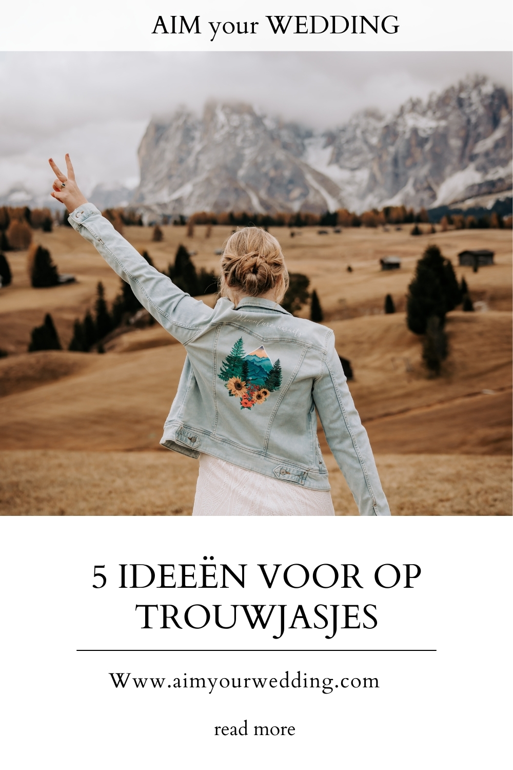 Blog #102. 5 Ideeën voor persoonlijke trouwjasjes