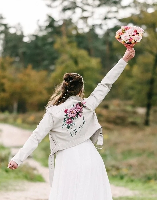 Blog #39. Unfinished jasje voor bruid krijgt persoonlijkheid