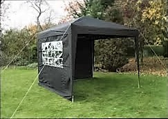 easy-up tent 3x3 zwart