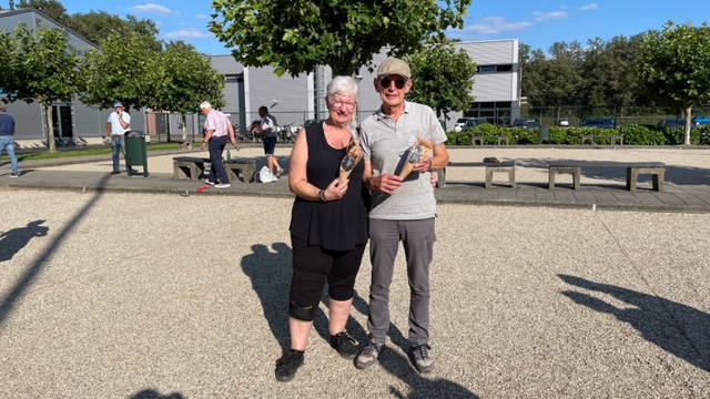 De winnaars zijn Rikie Bax & Ton Ebus van PC Venlo