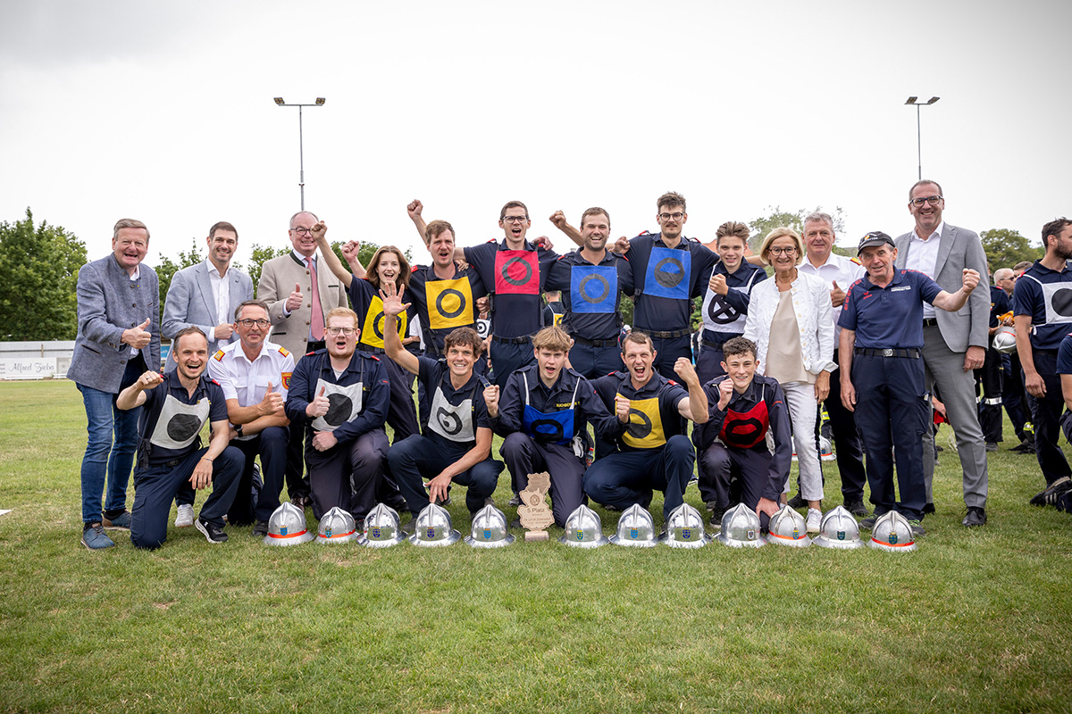 Platz 5 beim Landesbewerb für Gruppe 2, toller fehlerfreier Lauf und Leistungsabzeichen für Gruppe 1