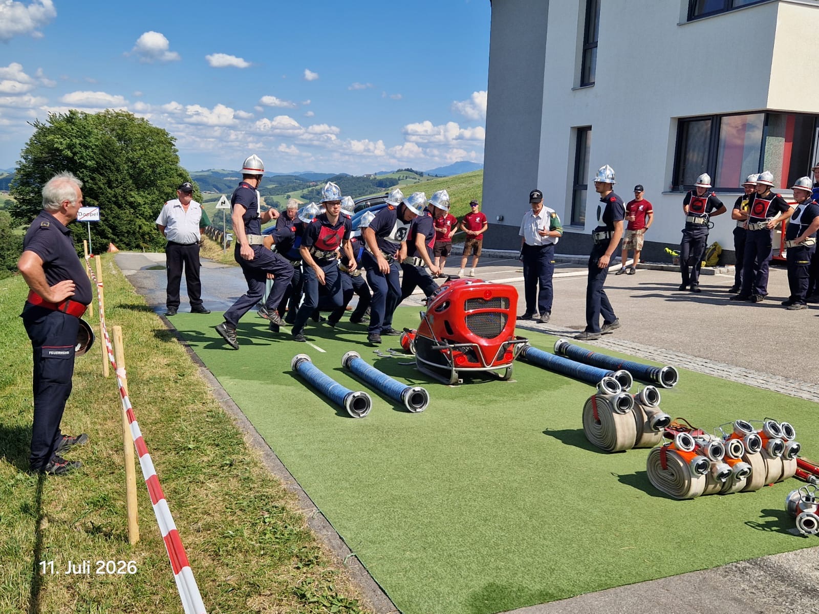 Platz 2 beim Nassbewerb in Doppel