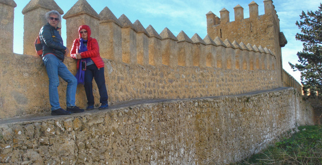 auf der Burgmauer