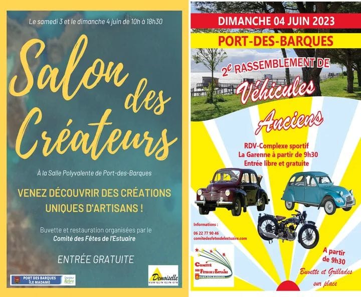Salon Créateurs Port des Barques - 3 et 4 juin 2023