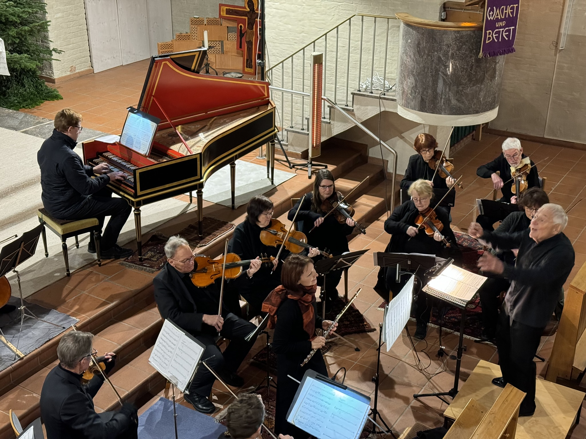 Evangelische Auferstehungskirche Bamberg - Karen Hamann, Flöte - Leitung: Gunther Pohl - 16. Dezember 2023