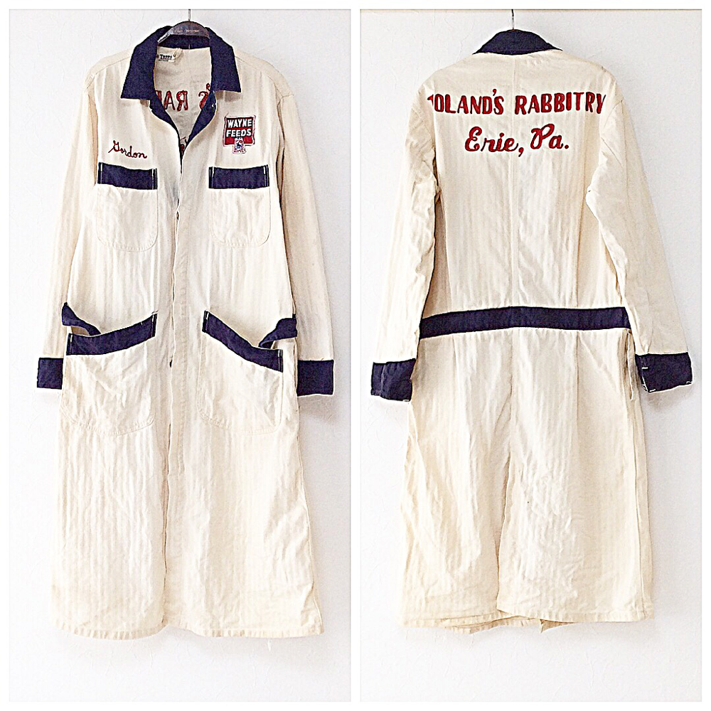 50s TOPPS HBT shop coat(チェーン刺繍) - captain-mother-ship Jimdo 