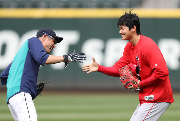 大谷翔平メジャーへ　イチローに挨拶